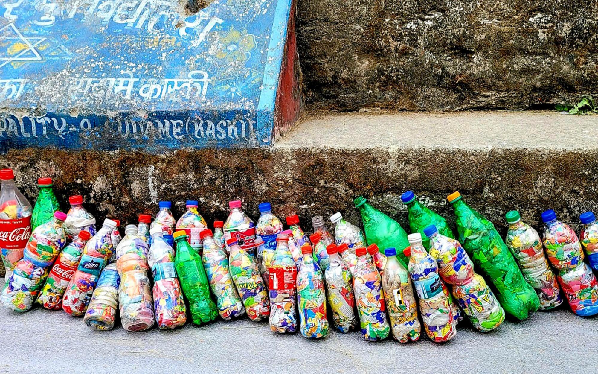 Kyu-hyun and his students often turn the plastic waste into art projects and sculptures around the school.
Photographer: Kyu-hyun Kim