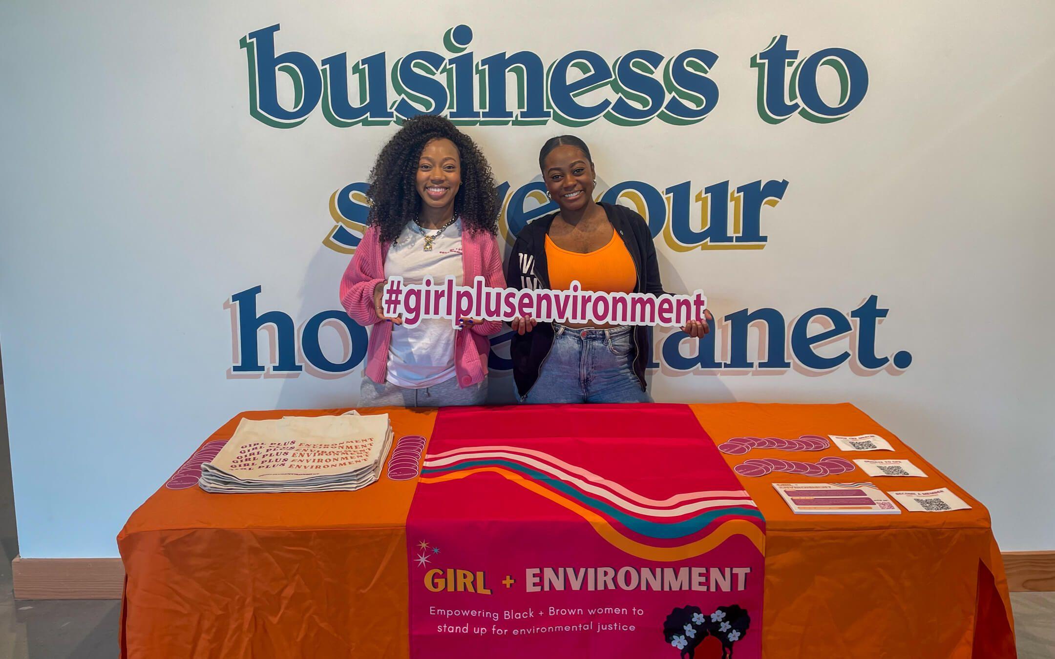 Girl Plus Environment is a national nonprofit organisation created to better educate, engage, and empower more Black, Brown women and non-binary people to stand up for climate and environmental justice in their own neighbourhoods.
Photo: Girl + Environment