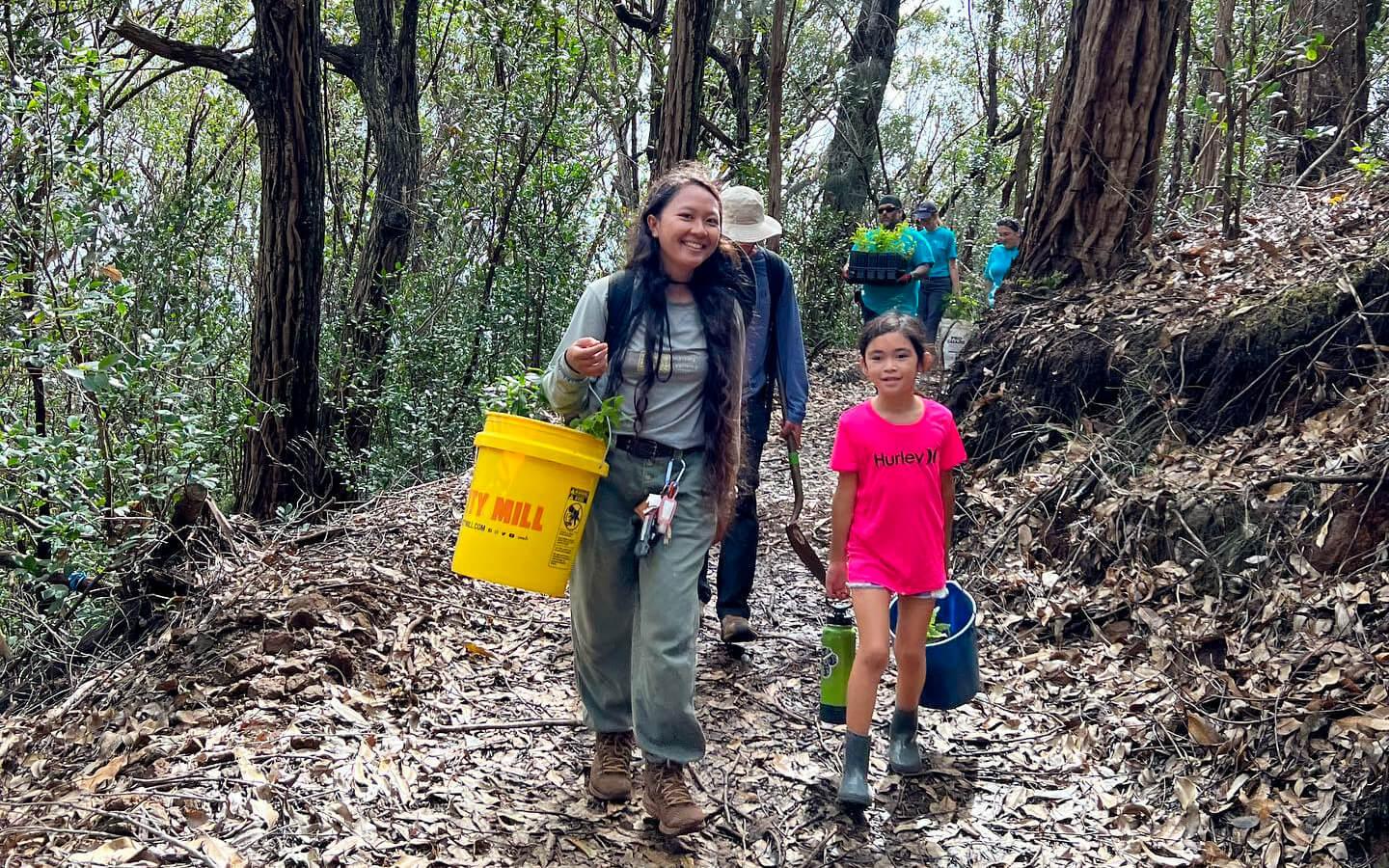 Hawaii is considered the ‘extinction capital of the world’ due to widespread species loss; bringing local residents into climate action and spreading awareness is central to Malama’s mission.
Photo: Malama Learning Center