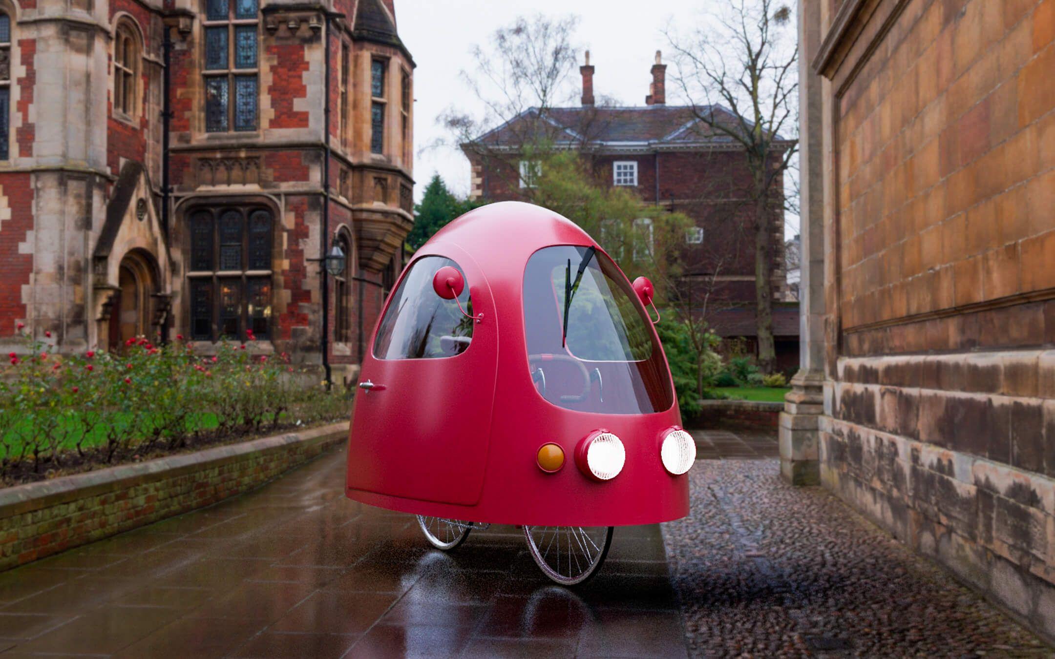 The ‘All Weather Super Bike’ was designed by a young inventor as part of the Climate Champions Invention Challenge.
Photo: Little Inventors