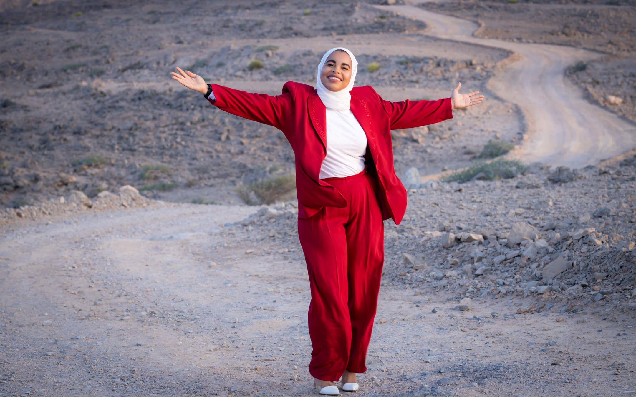 Oman’s stunning landscape is sadly vulnerable to climate change. Advocates like Rumaitha are dedicated to preserving the beauty and heritage of her home country.
Photographer: Sarah Hale