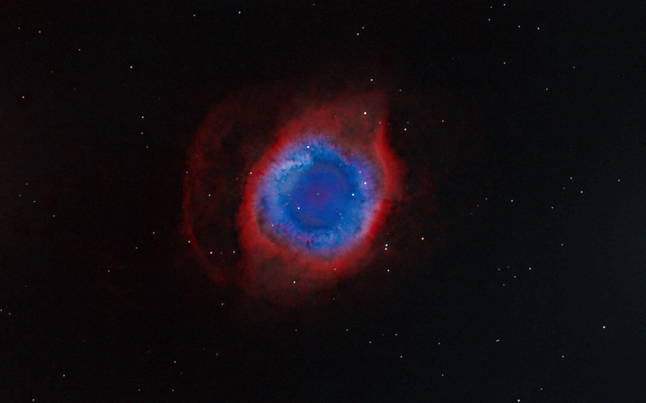 The Helix Nebula. Frank Turina learned about astrophotography to better understand optics and how light interacted with the atmosphere.  
Photographer: Frank Turina