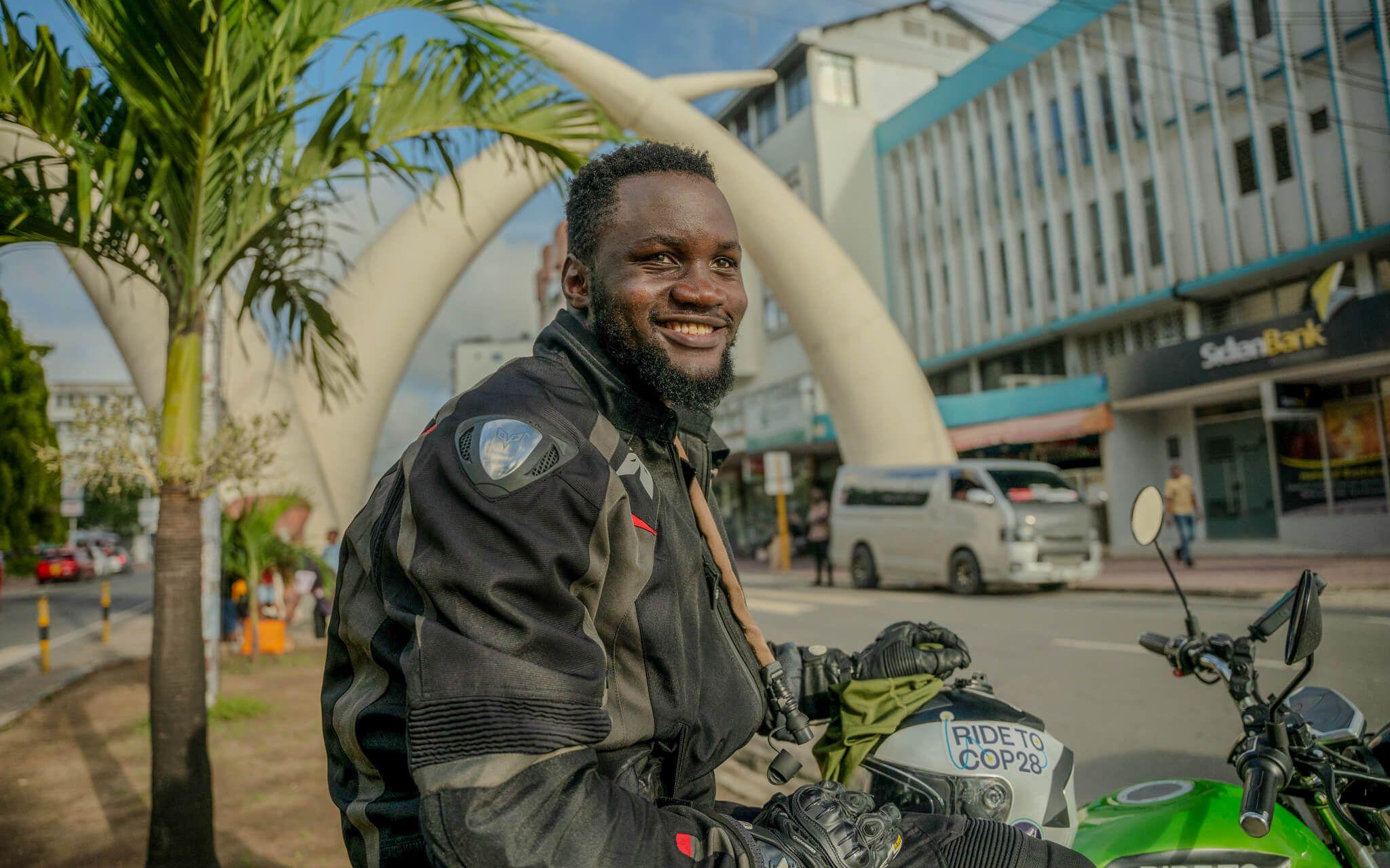 A fan of long-distance touring, motorcycle enthusiast Edwin Mariwa was happy to take on the challenge, covering nearly 7,000km in over a month.
Photo: Mazi Mobility