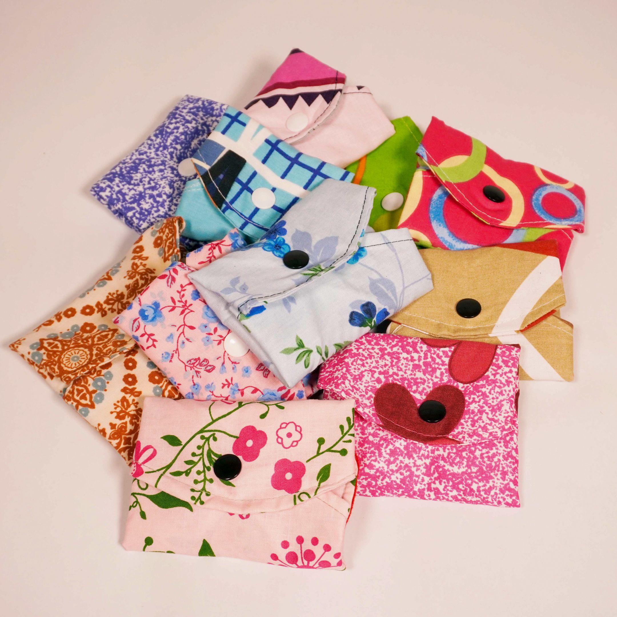 Reusable menstrual hygiene products made by WingWoman Lebanon.
Photo: WingWoman Lebanon