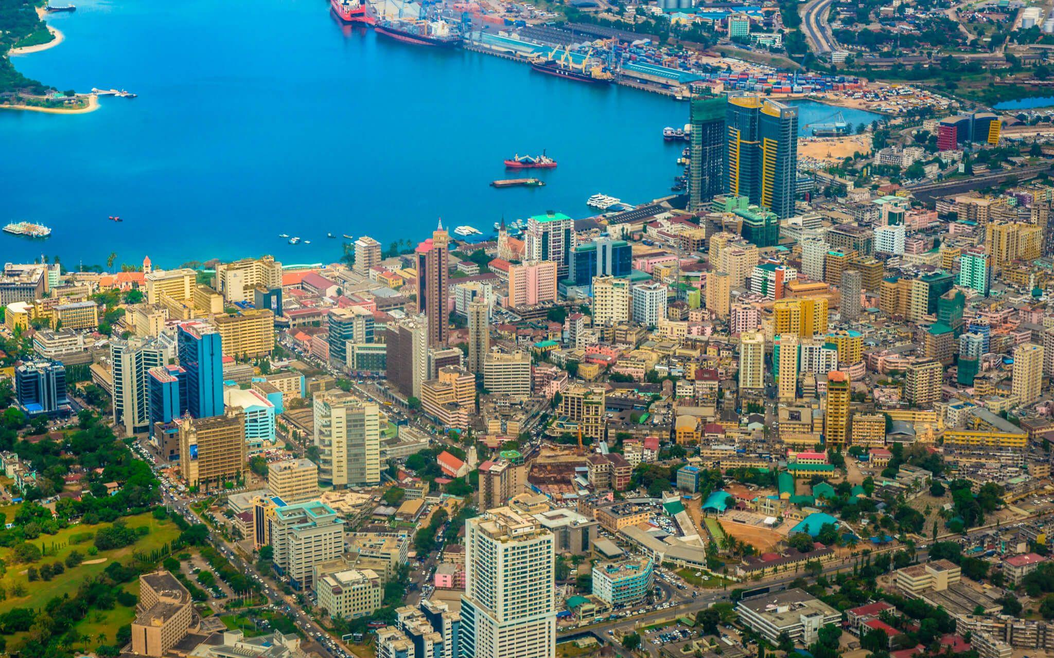 A bird’s eye view of Dar Es Salaam, Tanzania.
Photo: Unsplash Photographer: Peter Mitchell